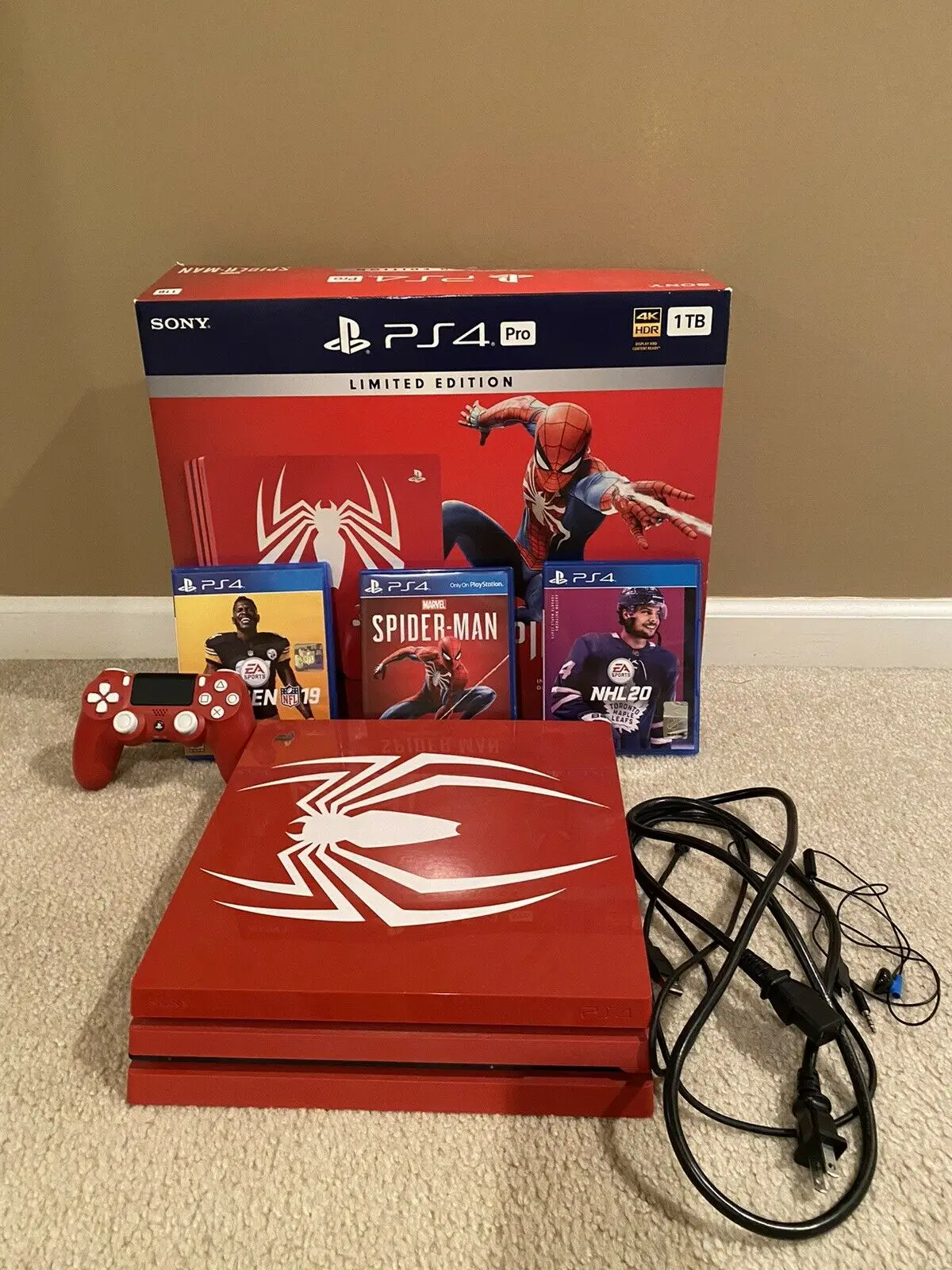  «Человек-паук»; Черный-новый оригинальный-Sony Playstation 4 Pro-PS4 PRO-Новый в оригинальной коробке купите 5 3