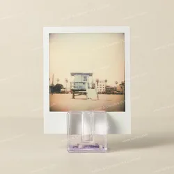 Very Cute Cube Plastic Multi-function Pen Holder Shake-it Liquid Glitter Frame