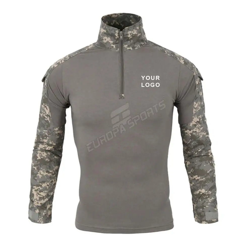 
Raglan 3/4 Sleeve baseball Style Army Military Camouflage Army T-Shirt Men US RU Soldiers Combat Tactical T Shirt 