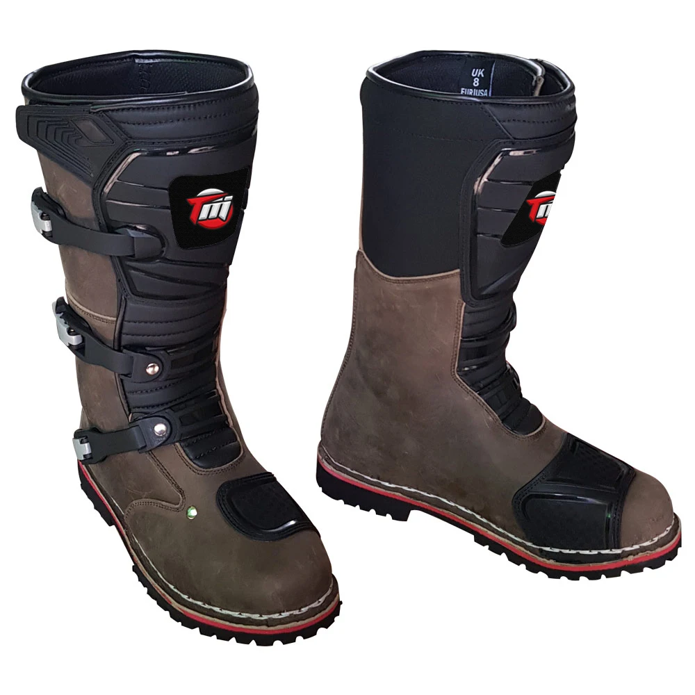 2021 Adventure Adult Motocross Enduro Off Road Bike Boots Brown