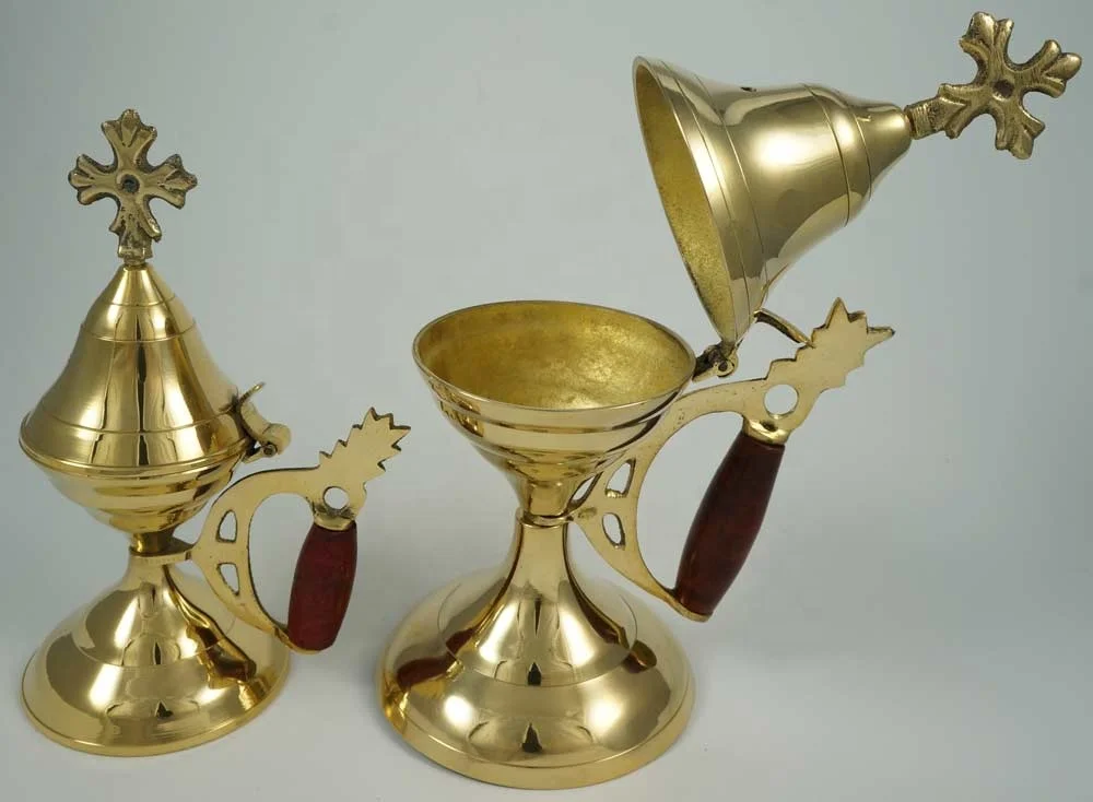 Christian Byzantine Orthodox Greek Censer Incense Burner