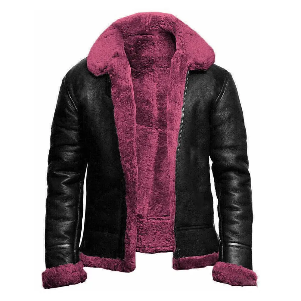 Оптовая продажа мужская повседневная кожаная куртка модная утепленная на осень и зиму