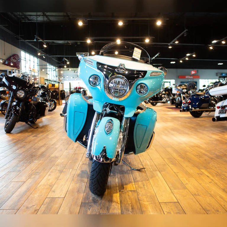 
New/2021 Indian Motorcycle Roadmaster Arizona Turquois Pearl White 