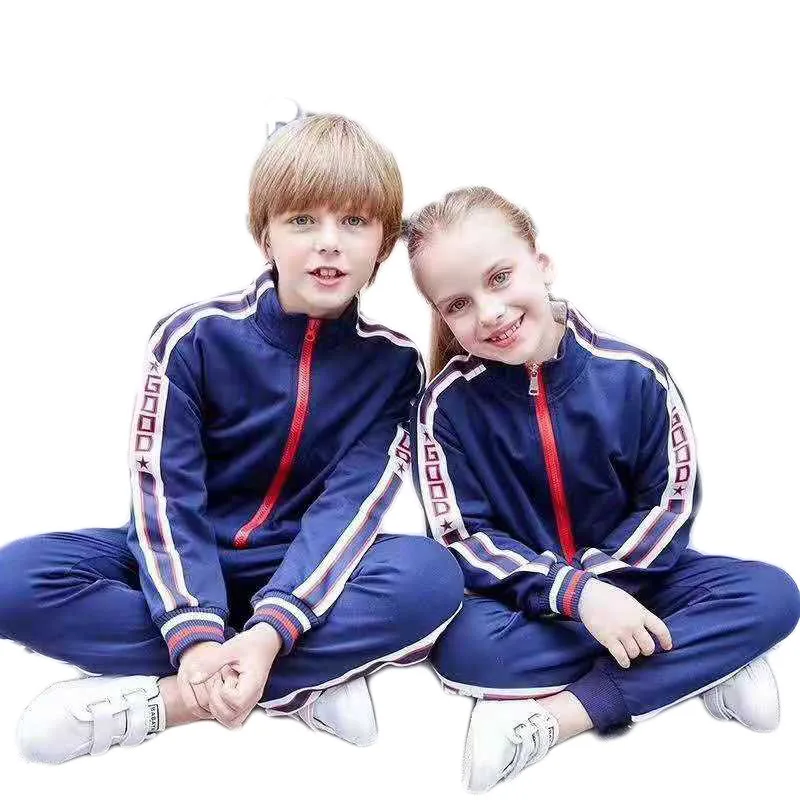 2019 Custom Sweat Suits Kids Sportswear Wholesale Plain Jogging Tracksuit For Sports