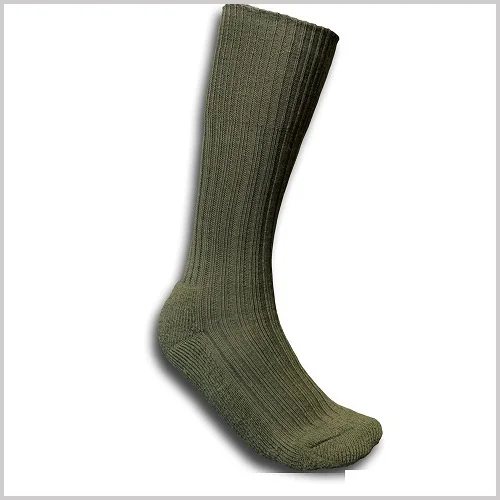 Оптовая продажа индивидуальные армейские зеленые спортивные носки или военные хлопковые