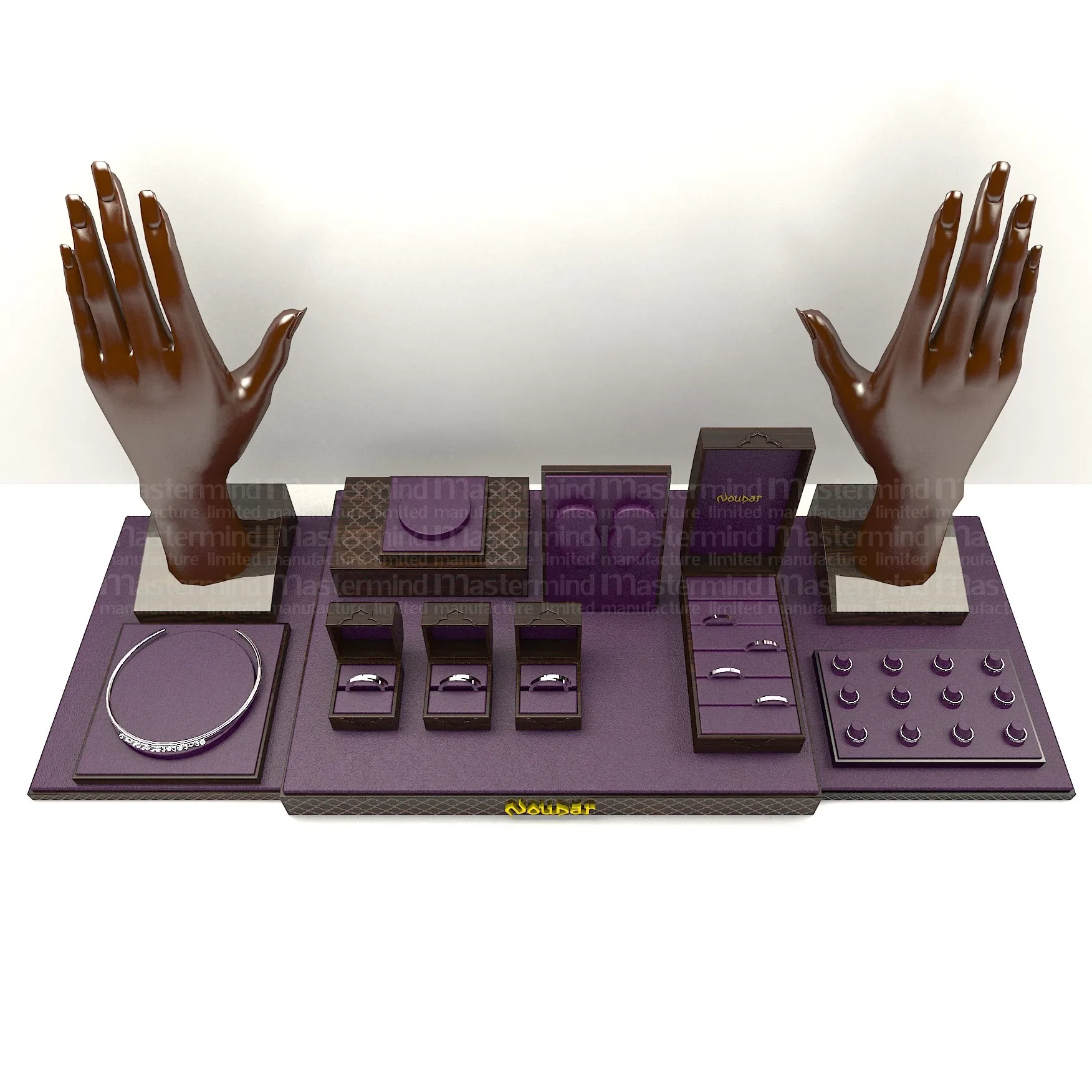 Elegant Eyewear Sunglasses Cosmetics Perfume Skin Care Cigar Pen Display Racks Stand Bust Accessories Photography Props Trays