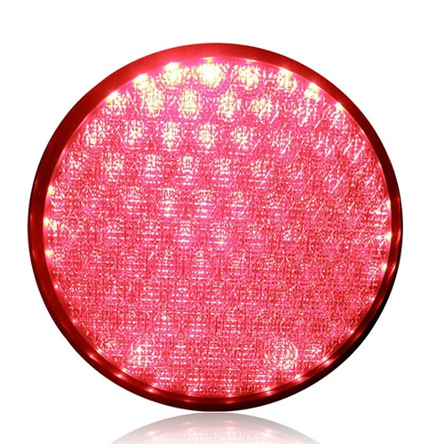 
High Bright 200mm railroad crossing led traffic light Module with double lens 