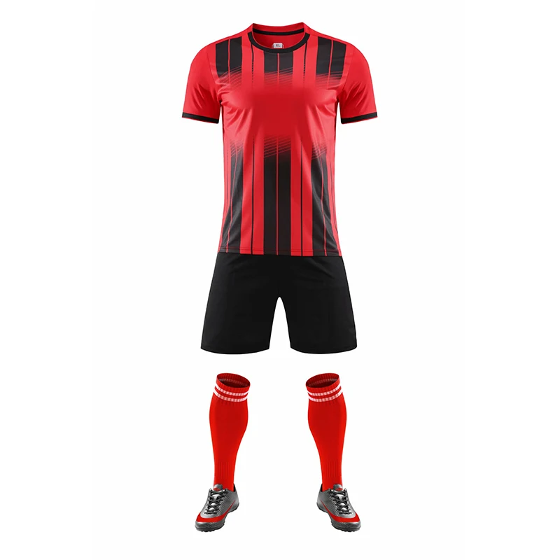 Wholesale Cheap Price Sublimation Football Kits  colorized cricket jersey sets   dj set for kids