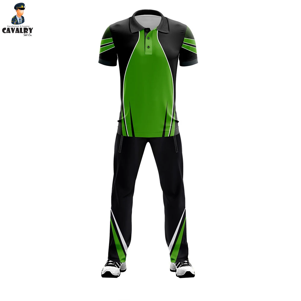 New Design 2022 Cricket Jersey Pattern Customize design Uniforms Cricket Kits Sublimation Uniforms