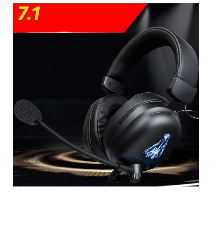 Cancelling Mic  LED Lights Gaming Headphones Headset For PS4 Xbox PC Noise  Nintendo Switch Game