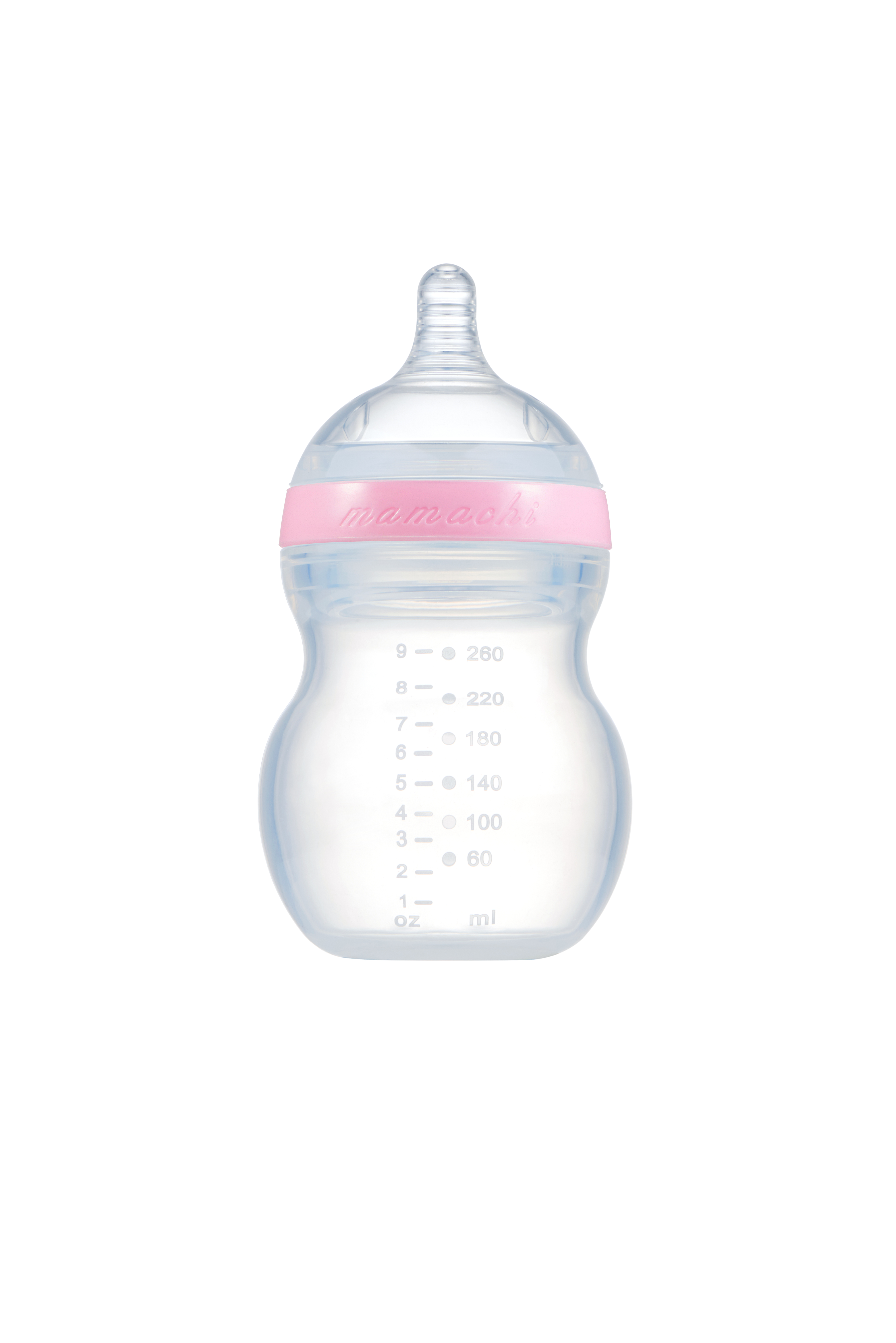 Korea 100% Silicone Rubber free from environmental hormone baby feeding milk bottle