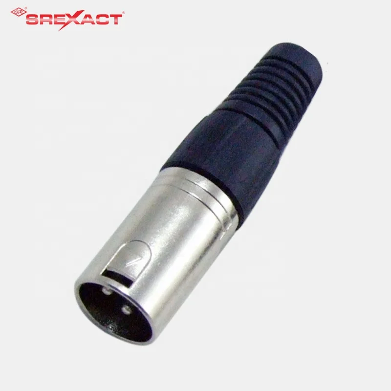 3pin male and female connector microphone jack male xlr