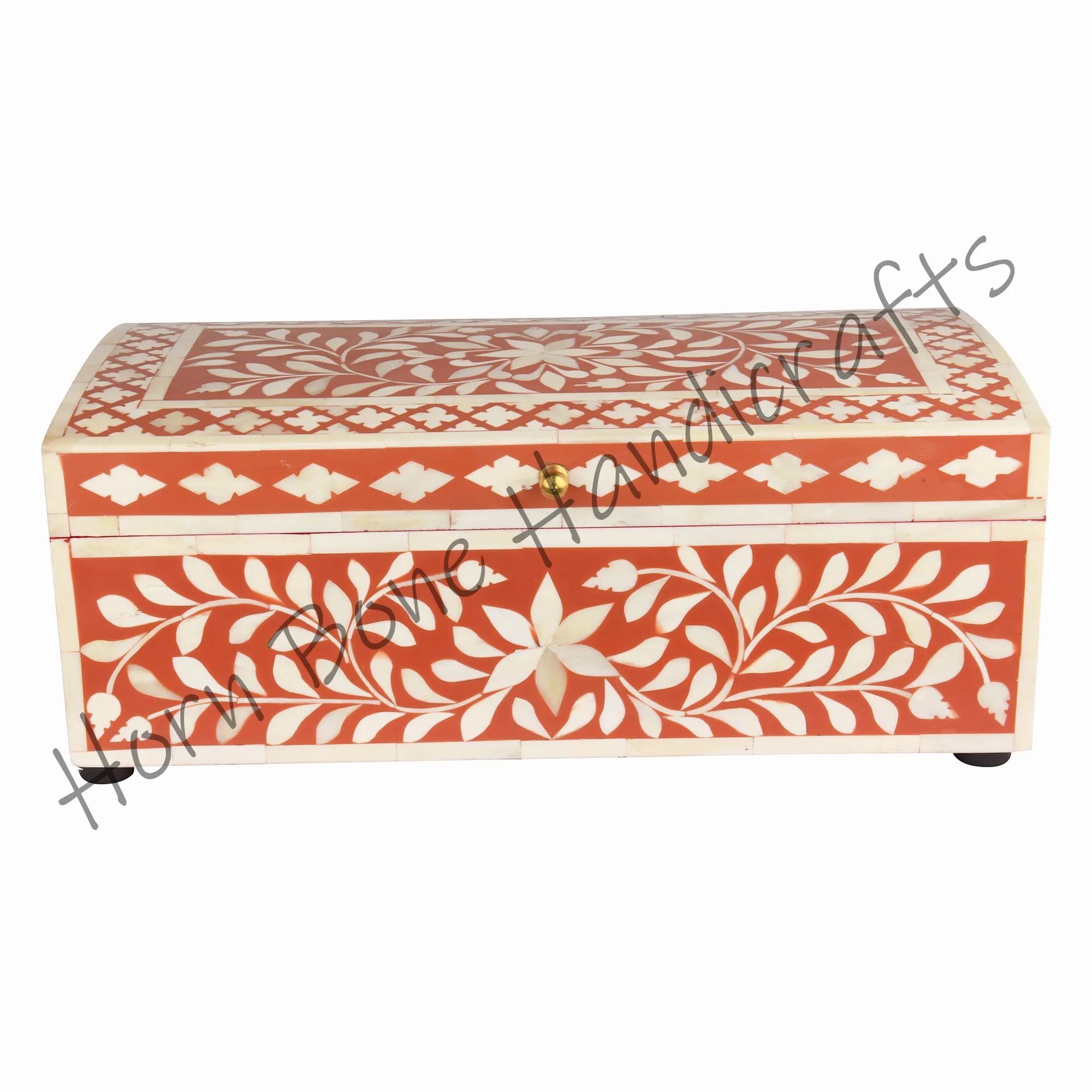 Custom Size & Design Floral Bone Inlay Jewelry Box Highly Crafted Mother of Pearl Storage Decorative Box Manufacturer In India