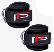 High Quality Pink Gym Ankle Straps with Neoprene Padding Wholesale Cable Machine Fitness Equipment Protection Function