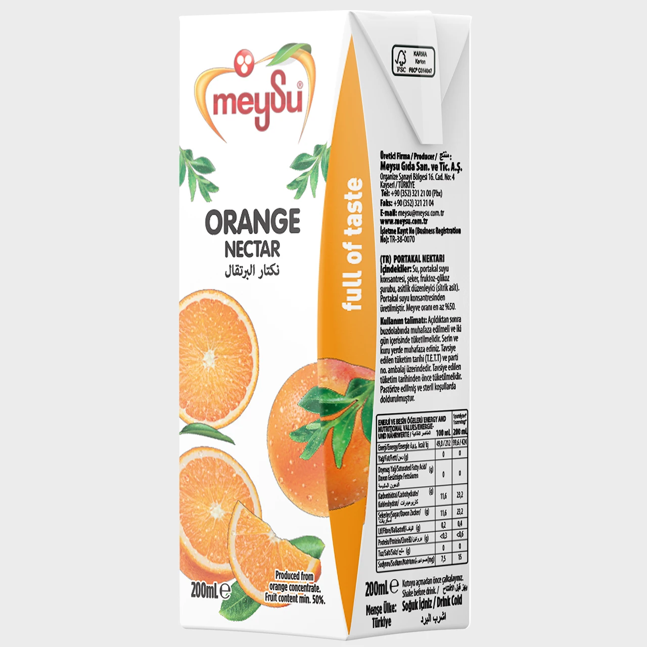 MEYSU ORANGE NECTAR