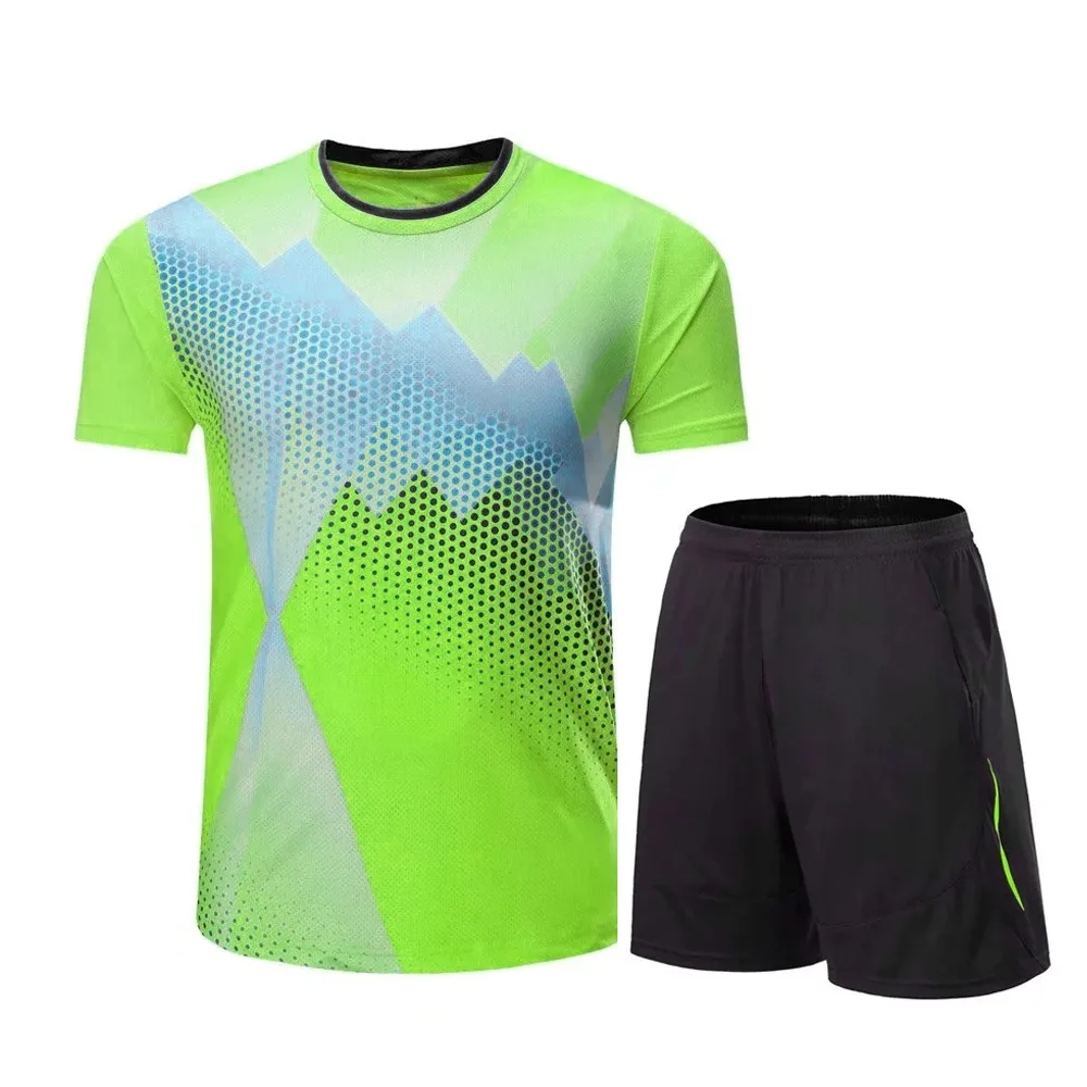 Breathable High Quality Sublimated Quick Dry Table Tennis Tops Training Shirt Men Women Badminton Jersey Uniforms