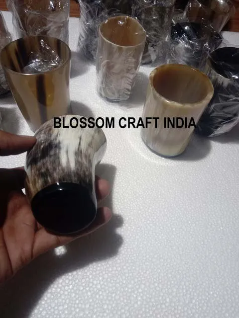  Сделанные на заказ Короткие/длинные стеклянные чашки из буйвола