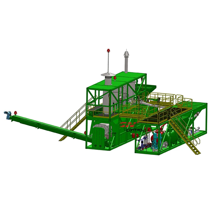 
3.5 to 5.0 Tons/Hour Capacity Thermal Desorption Unit (TDU) Waste Treatment Machinery 