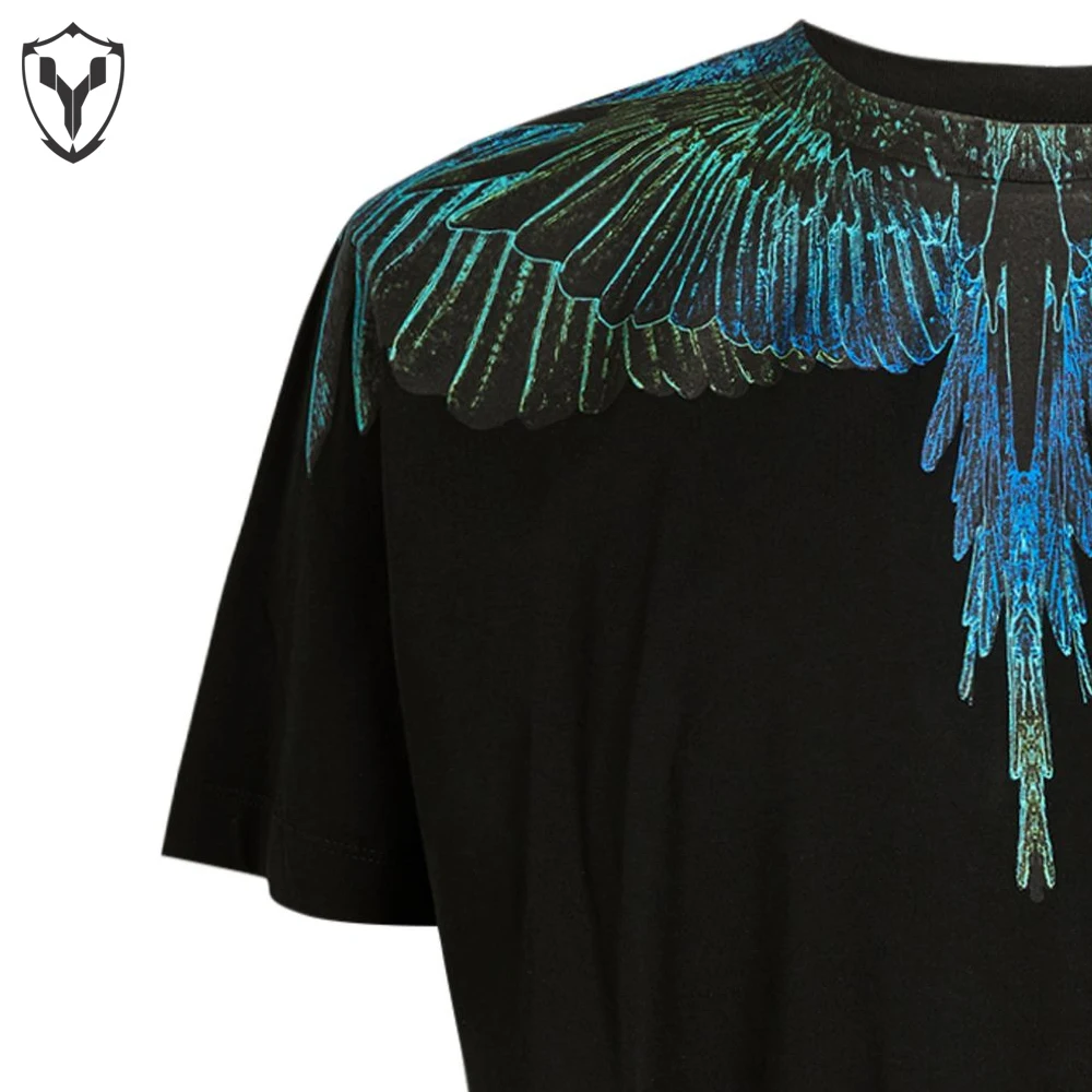 100% Cotton Polyester Black Fashionable Beautiful Shoulder Sublimation Latest Design Round Neck Short Sleeve Casual T Shirts Men