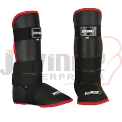 Customized Karate shin guard made of PU leather high quality boxing equipment supplier OEM ODM manufacturer