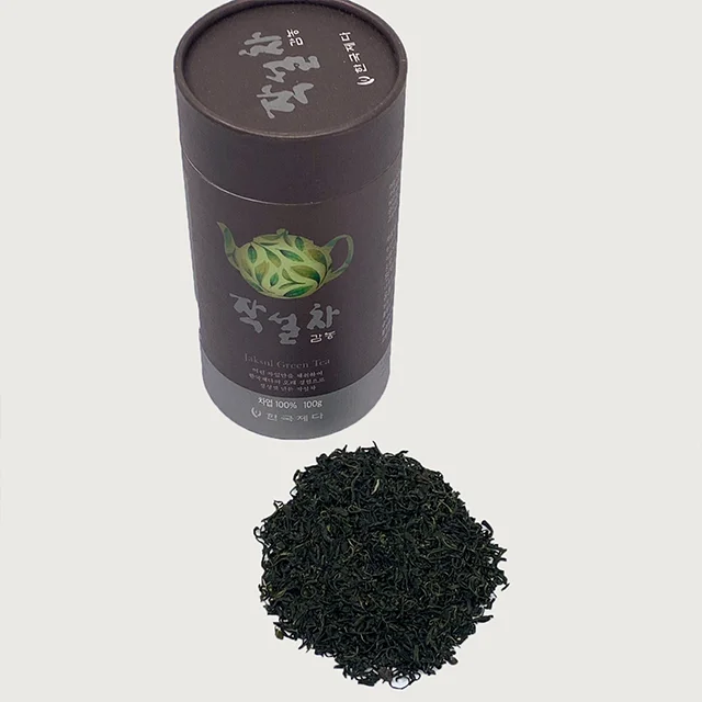 Корейский отечественный корейский Gamnong здоровый гладкий зеленый чай лист
