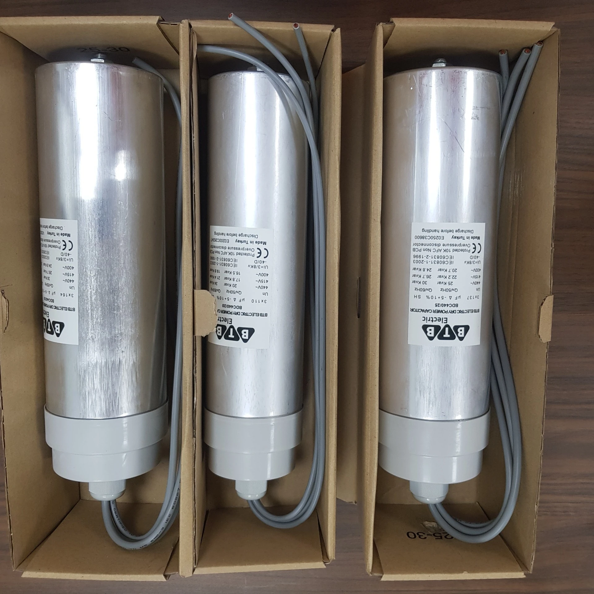 SUPER CAPACITOR BANK  WITH WIRE 15kvar 3 phases 440v  new style  2021  MADE IN TURKEY