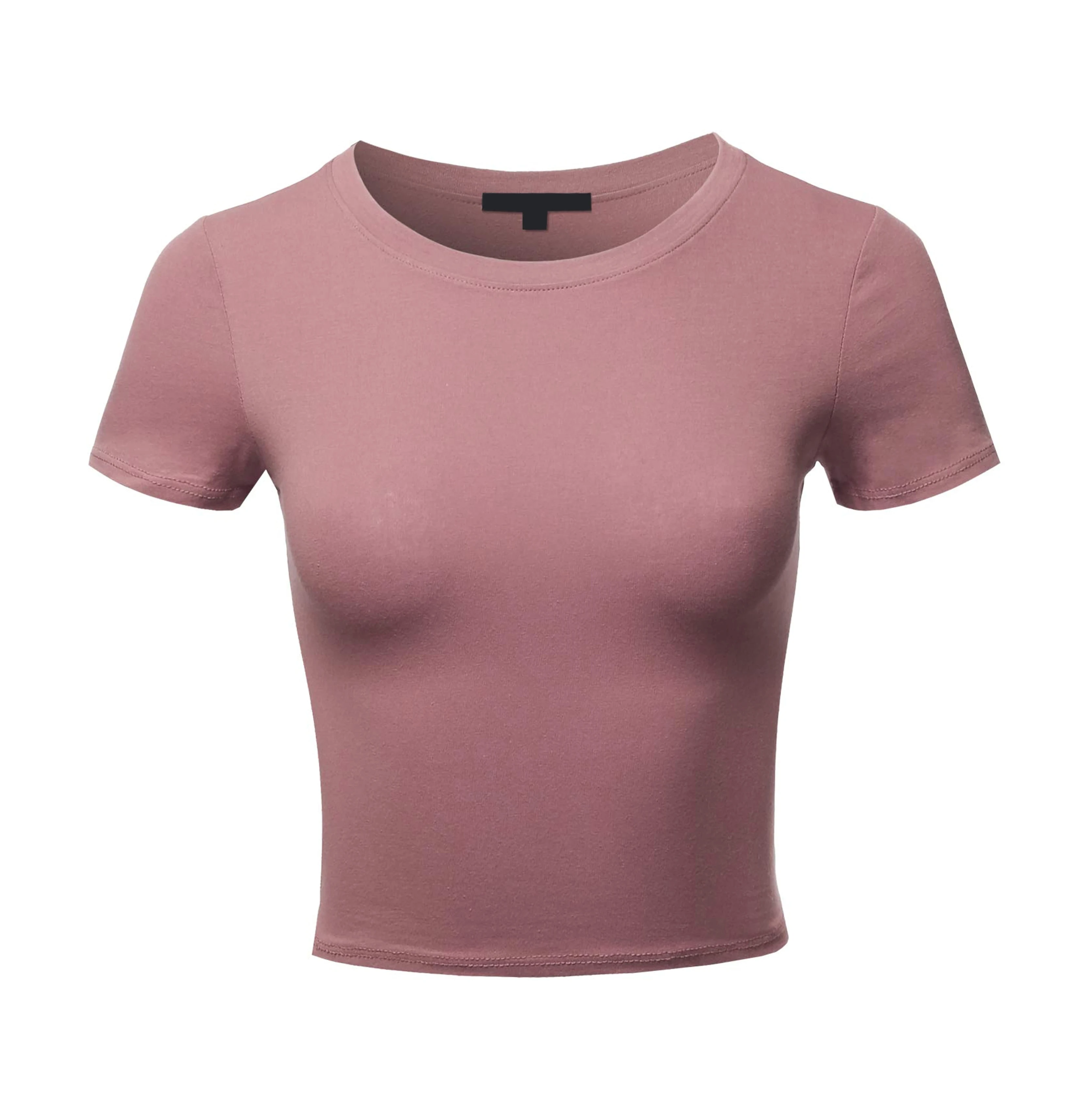 
Wholesale Slogan Graphics printing cheap price affordable rate sexy style Tee Women Crop Top T-Shirts 