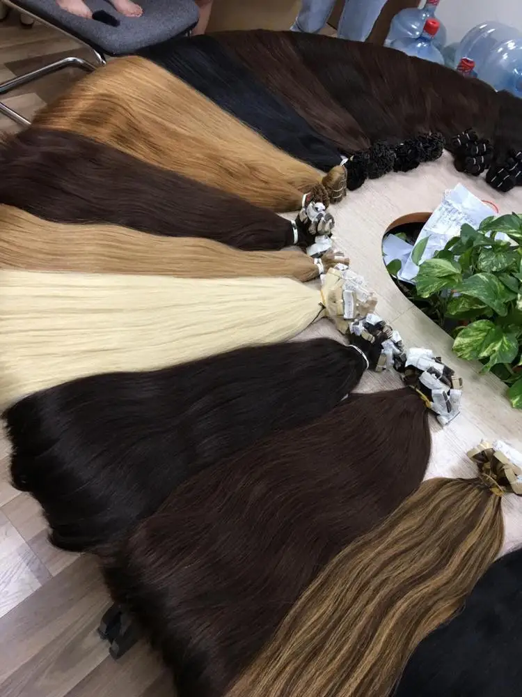 
RAW VIETNAMESE HAIR DOUBLE DRAWN QUALITY FLAT TIP EXTENSIONS 