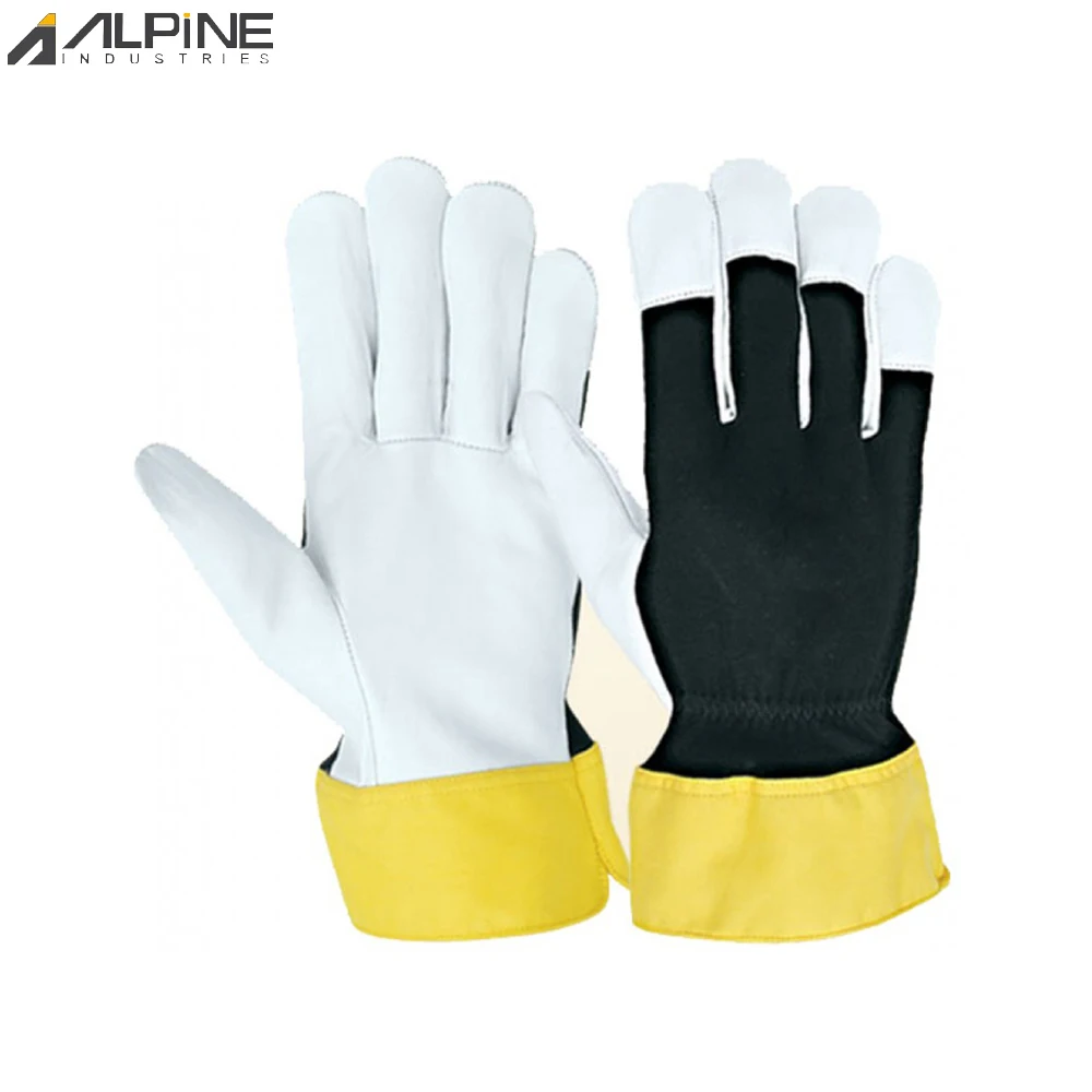 Рабочие перчатки из натуральной канадской кожи для онлайн-продажи садоводства риггера
