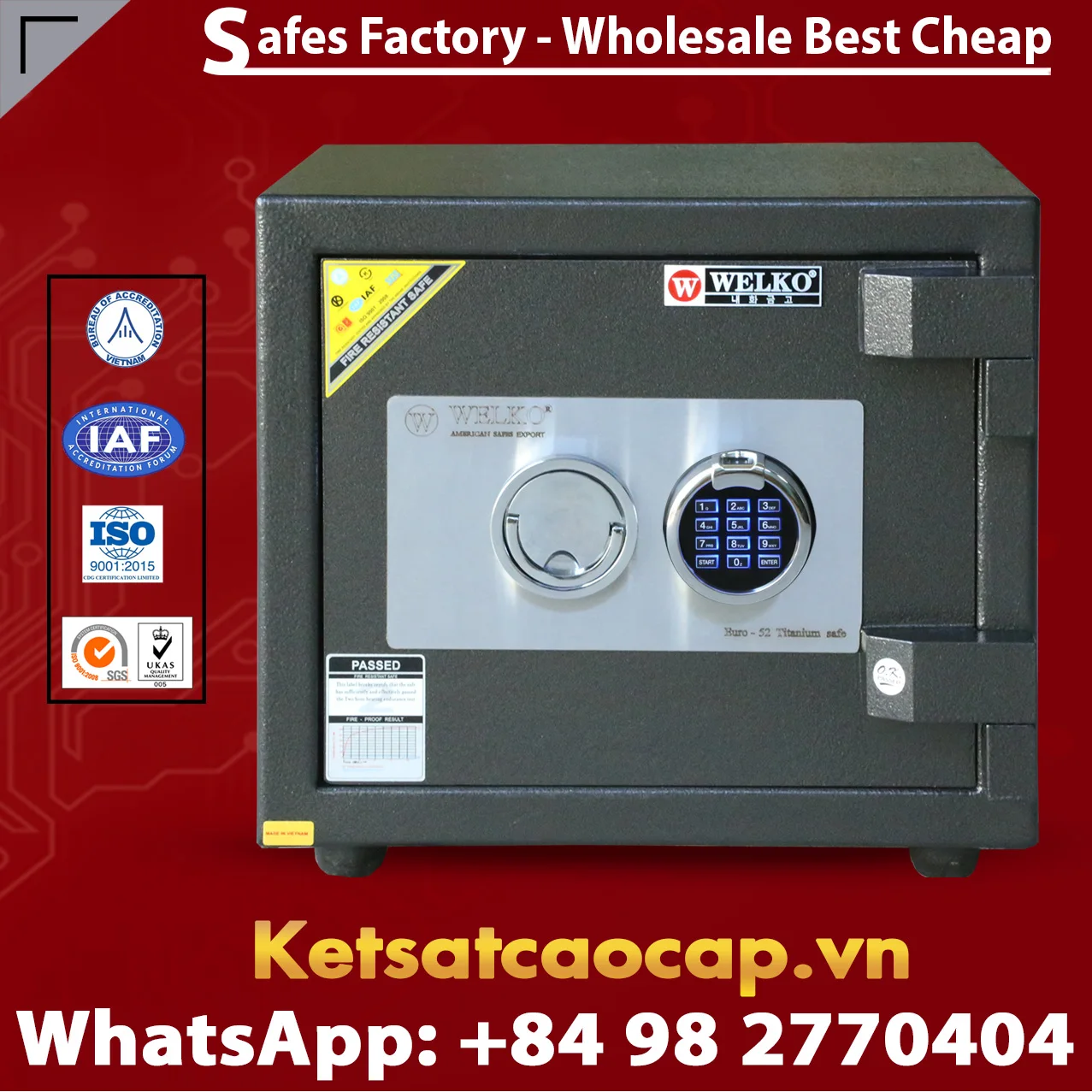 Огнестойкие сейфы WELKO US440 FE