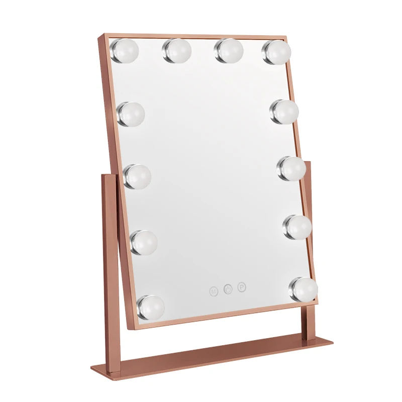 Горячая Распродажа amazon, 12 лампочек, салон красоты, Голливудский стиль, туалетный столик, зеркало с подсветкой