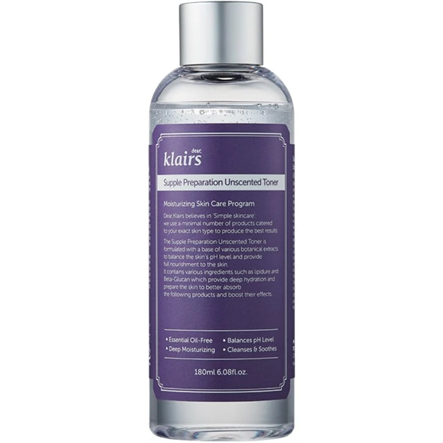 KLAIRS Supple Preparation Unscented Skin Toner Vegan for skin Private Label OEM ODM skincare Korean Cosmetics Korea skin care