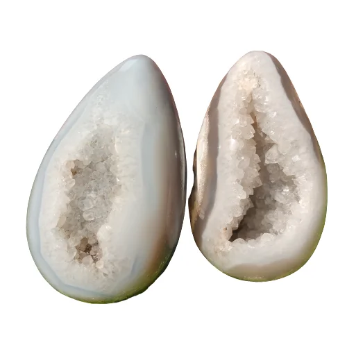 New Arrival wholesale  Agate Geode Druzy Crystal Eggs Fengshui  for Home Decoration  gift