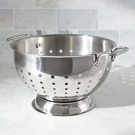 Manufacturer Direct Price Stainless Steel Colored Colanders/ Fruit Strainer/ Colorful Metal Colander