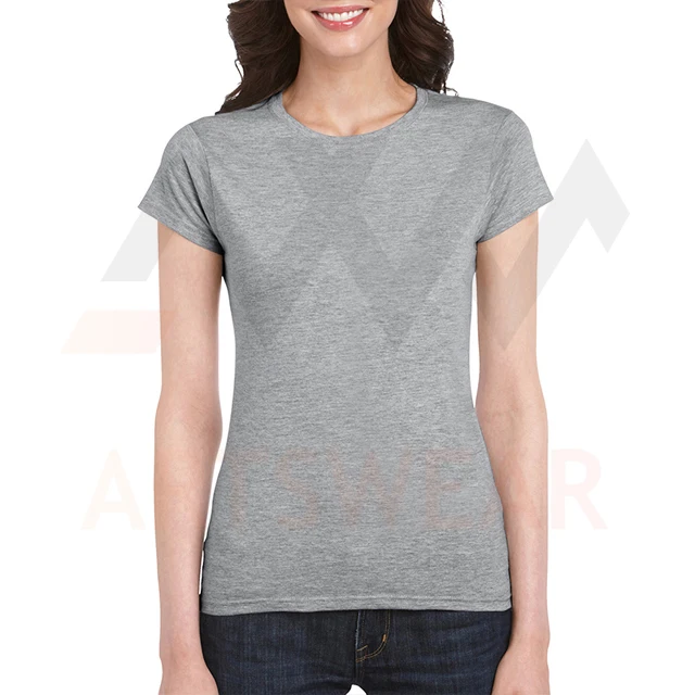 Orange color round neck gym fitness short sleeves summer wear 100%cotton custom logo manufacture wholesale women t shirts 2022