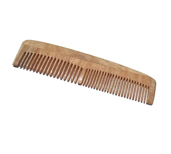 top natural 100% wood hair comb wholesale manufacturer and exporter wholesale wood beard comb from India