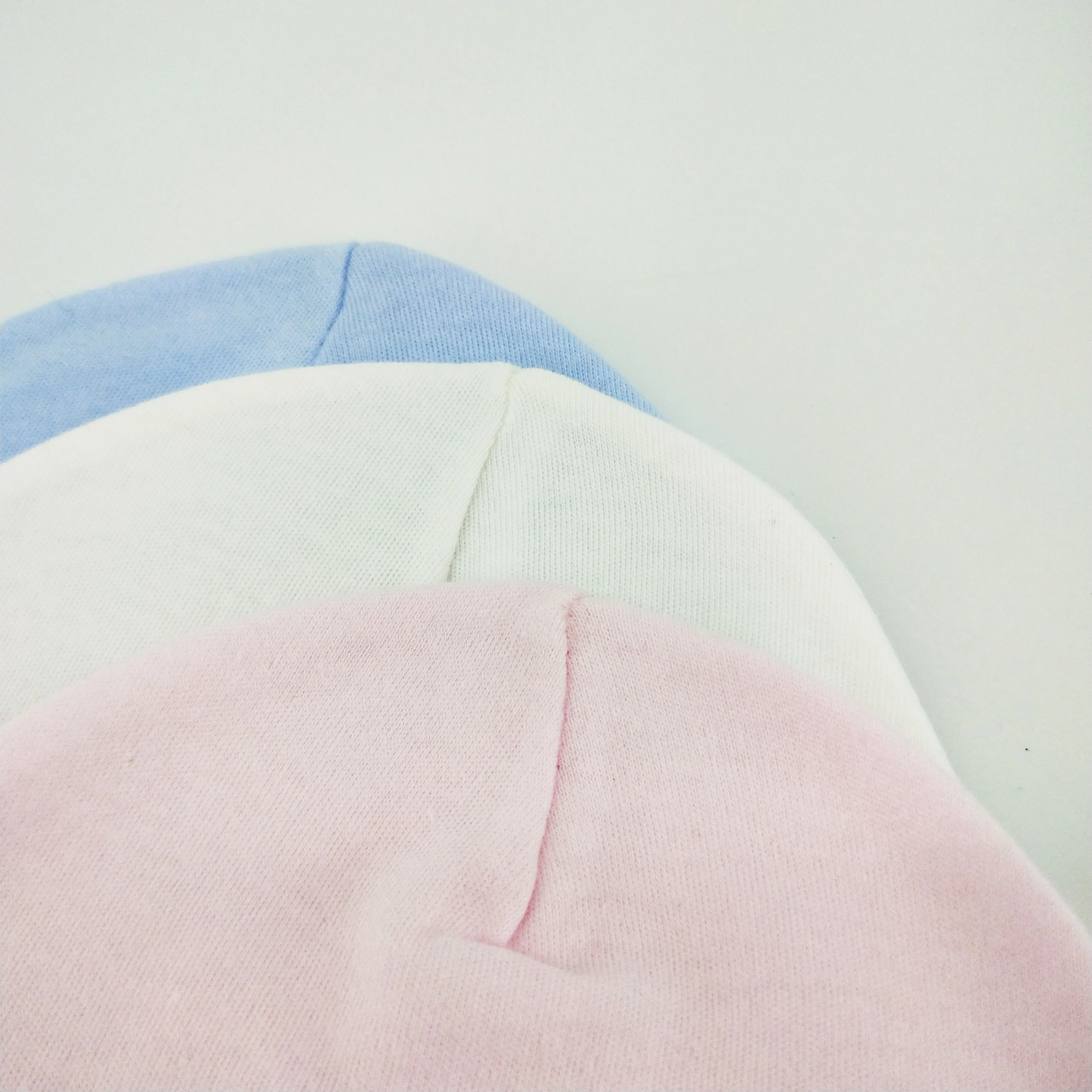 Детская шапка для мальчиков и девочек, зимние теплые однотонные вязаные шерстяные шапки из 100% хлопка для новорожденных