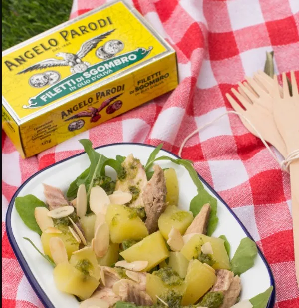 Mackerel Fillets in Olive Oil 125 g Angelo Parodi - Made in Italy