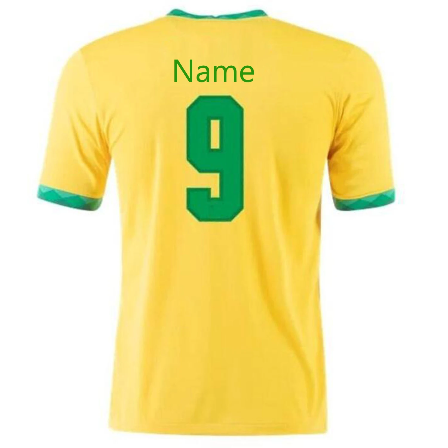Custom logo Sublimation Printing Soccer Wears High Quality 2021 Brazil Football Uniform
