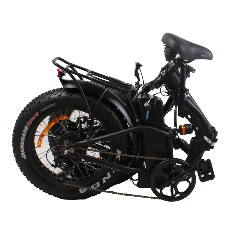 Складной электрический велосипед с полной подвеской, напряжение 48 В, мощность 500 Вт, мощность 20 дюймов, 48 В, 500 Вт