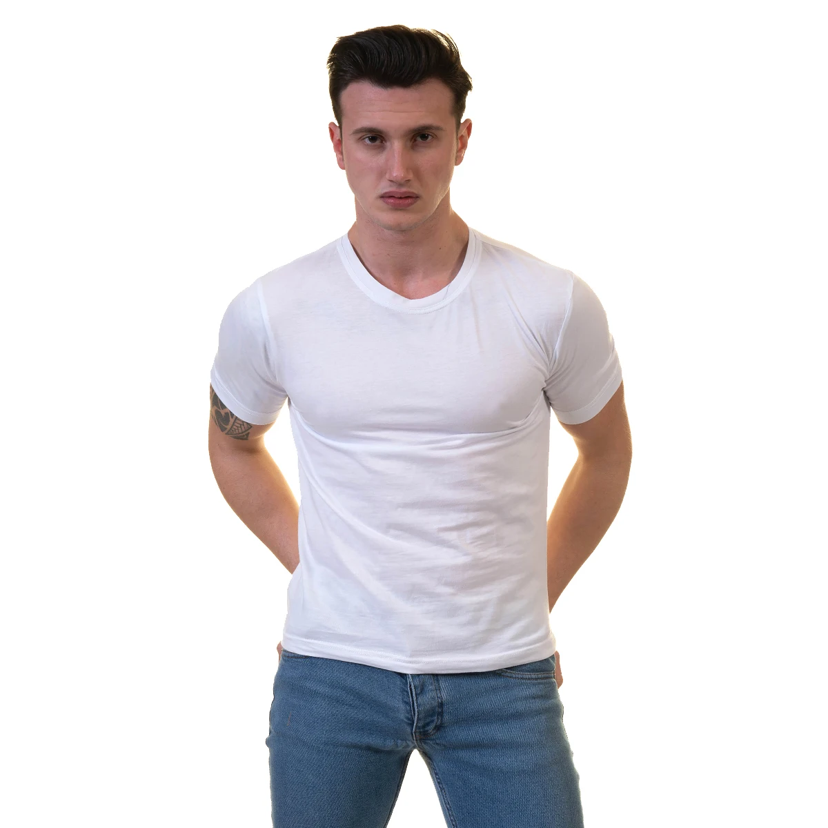 Short Sleeve Oversized High Quality Anti Sweat Men T-shirts Wholesale 100%cotton Plain Color Casual OEM Service Printed Knitted