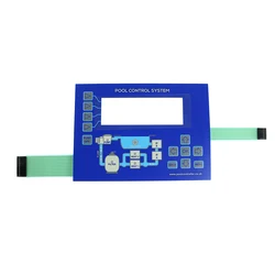 Membrane Switch Keyboard with Adhesive for Pool Control System