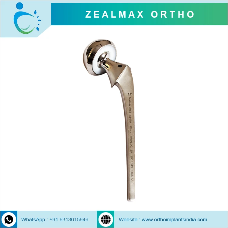 Профессиональный биполярный протез суставов бедер для замены хирургии по оптовой цене-Zealmax Ortho