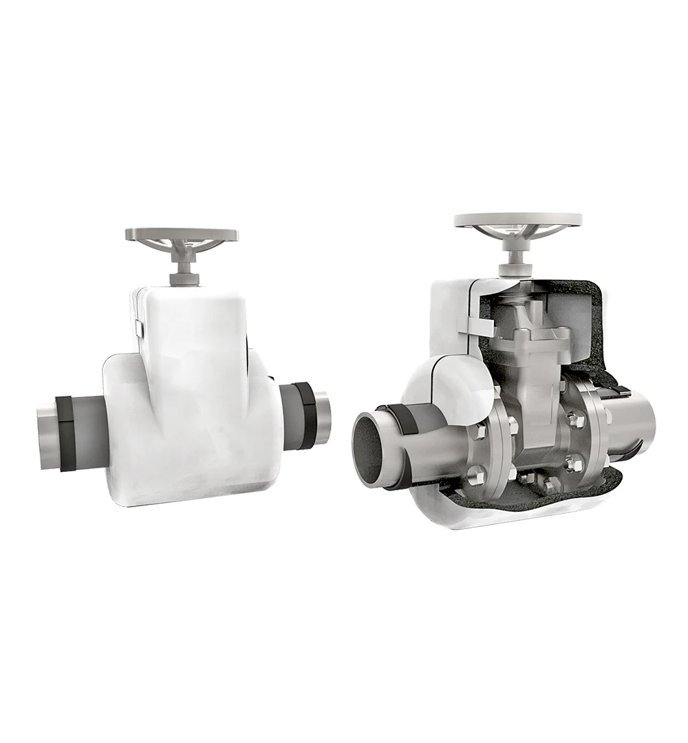 Industrial soft heat insulating casing for tube fittings, thermal insulation