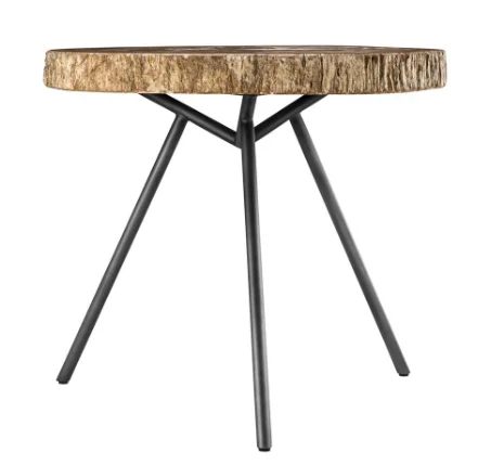 Modern slab wood coffee table, Set of 3 Coffee table acacia wood