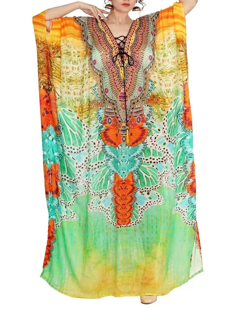 
silk kaftan 