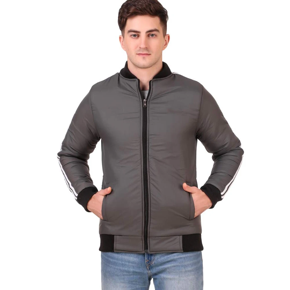 
Мужская куртка-бомбер в университетском стиле из полиэстера с индивидуальным логотипом 