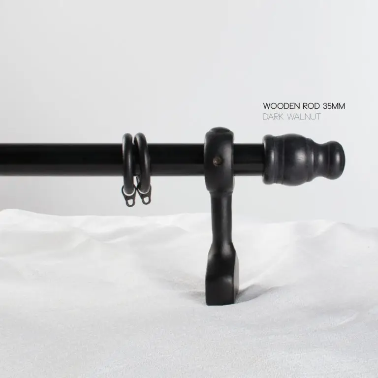 35mm Wooden curtain Rod