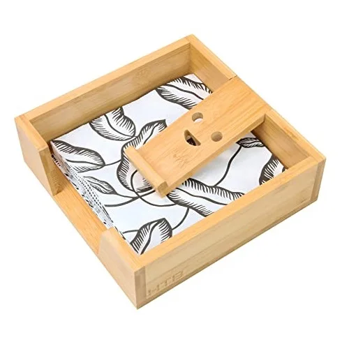 Supplier Of Wooden Napkin Holder Table Decoration Handmade Fancy Tissue Holder Indian Stylish Fancy Wood Napkin Holder