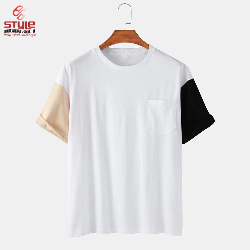 Высококачественная дешевая черно-белая футболка с сублимационной печатью мужские футболки из 100% полиэстера логотипом на